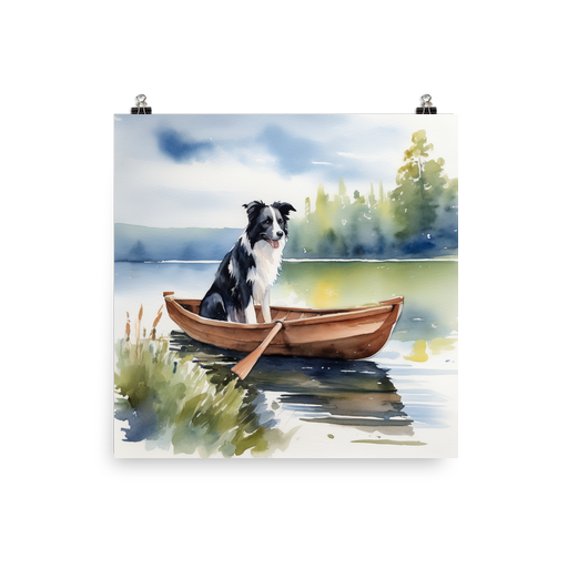 PugMug Custom Border Collie Poster