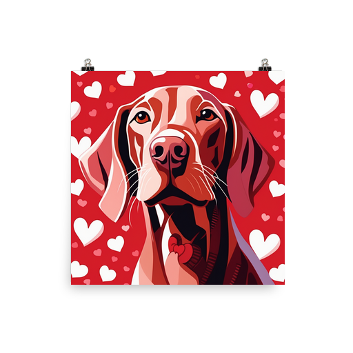 PugMug Custom Vizsla Poster