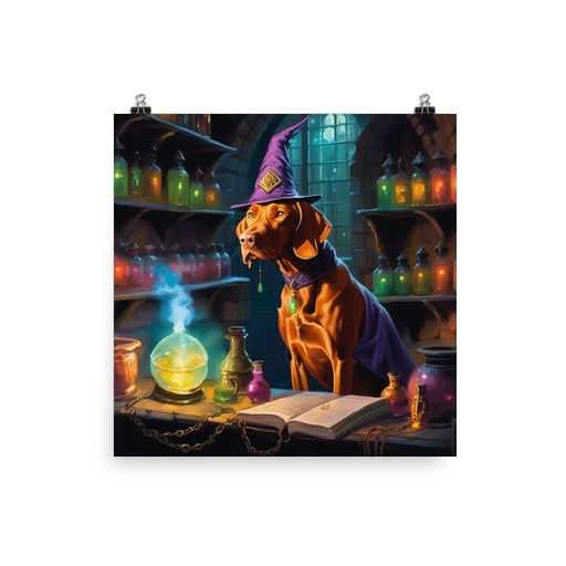 PugMug Custom Vizsla Poster