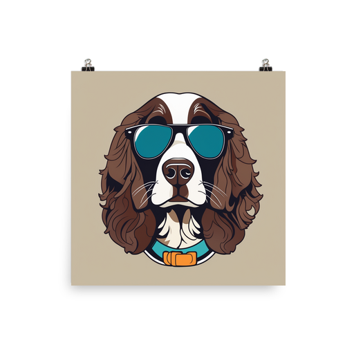 PugMug Custom English Springer Spaniel Poster