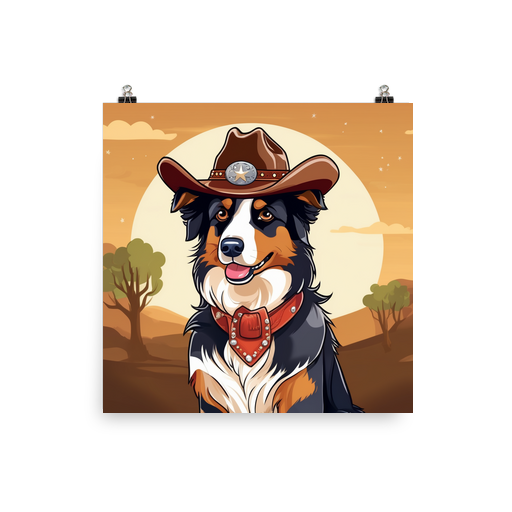 PugMug Custom Australian Shepherd Dog Poster