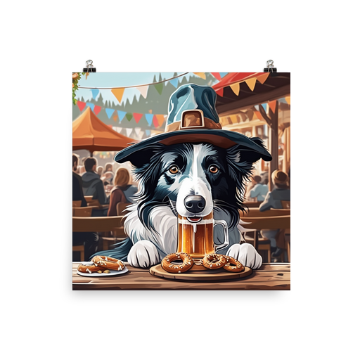 PugMug Custom Border Collie Poster