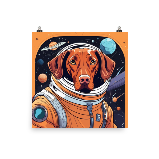 PugMug Custom Vizsla Poster