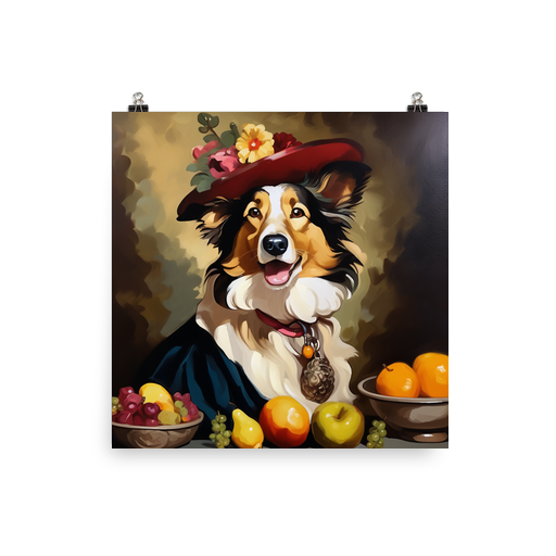 PugMug Custom Collie Poster