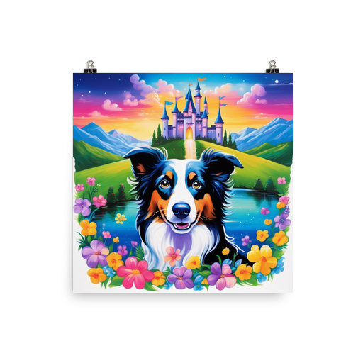 PugMug Custom Border Collie Poster