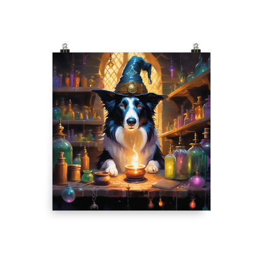 PugMug Custom Border Collie Poster