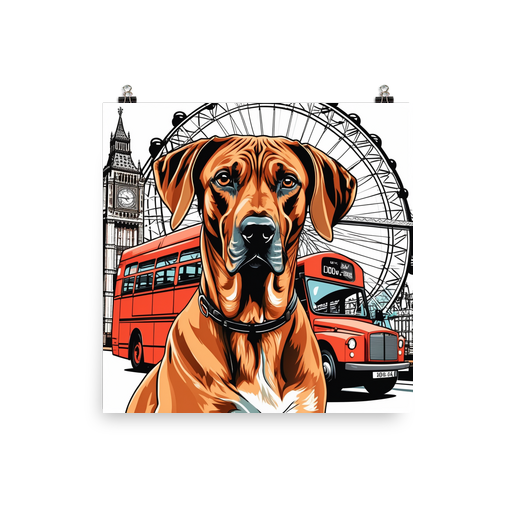 PugMug Custom Rhodesian Ridgeback Poster