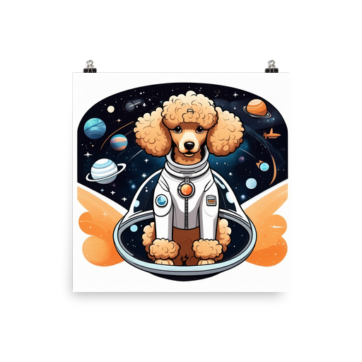 PugMug Custom Tan Poodle Poster