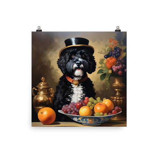 PugMug Custom Portuguese Water Dog Poster