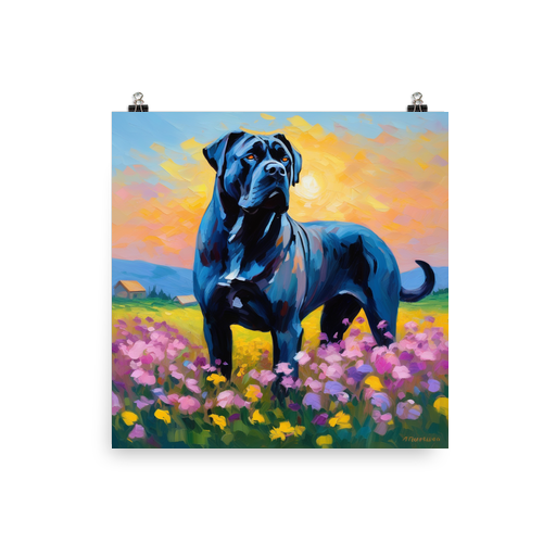 PugMug Custom Cane Corso Poster