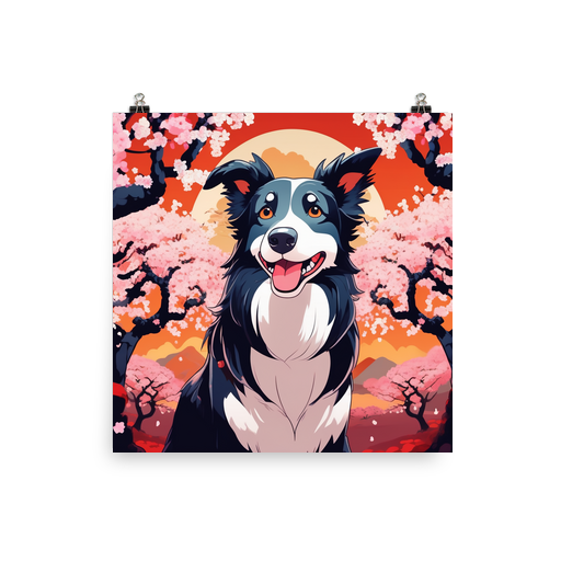PugMug Custom Border Collie Poster