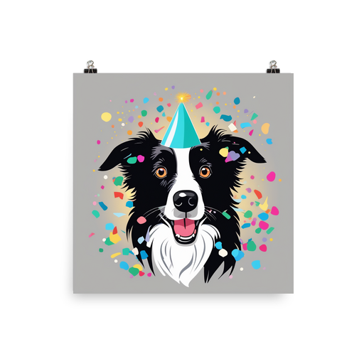 PugMug Custom Border Collie Poster
