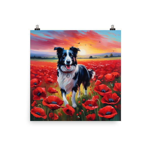 PugMug Custom Border Collie Poster