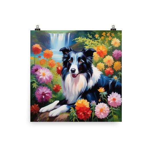 PugMug Custom Border Collie Poster
