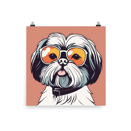 PugMug Custom Shih Tzu Poster