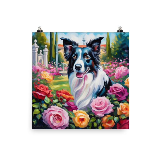 PugMug Custom Border Collie Poster