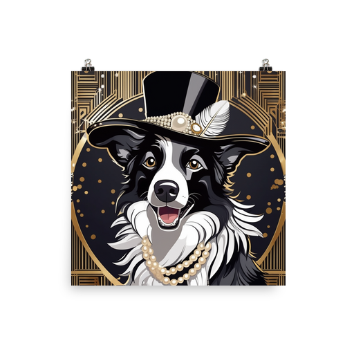 PugMug Custom Border Collie Poster