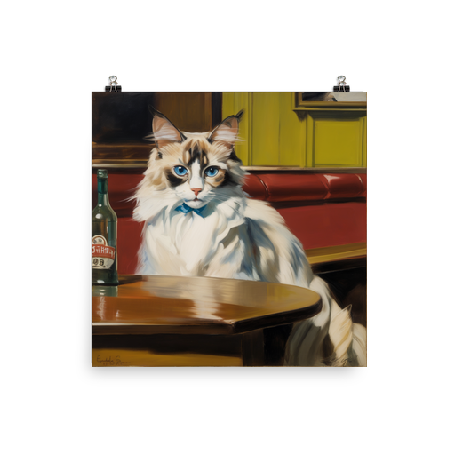 PugMug Custom Tabby Ragdoll Cat Poster