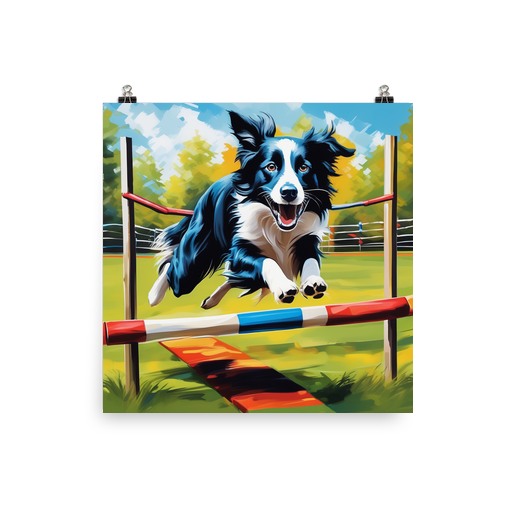 PugMug Custom Border Collie Poster