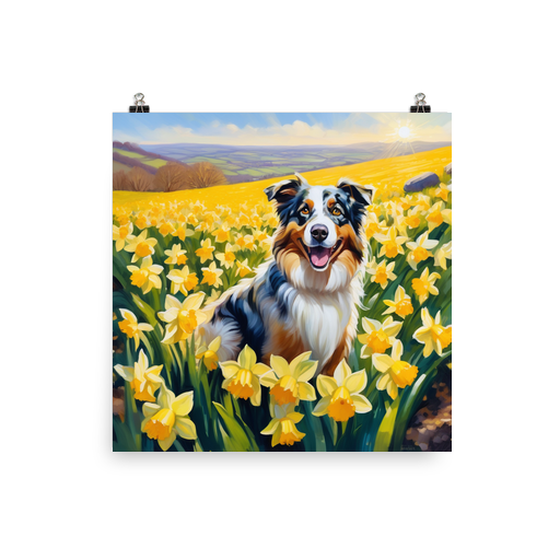 PugMug Custom Australian Shepherd Dog Poster