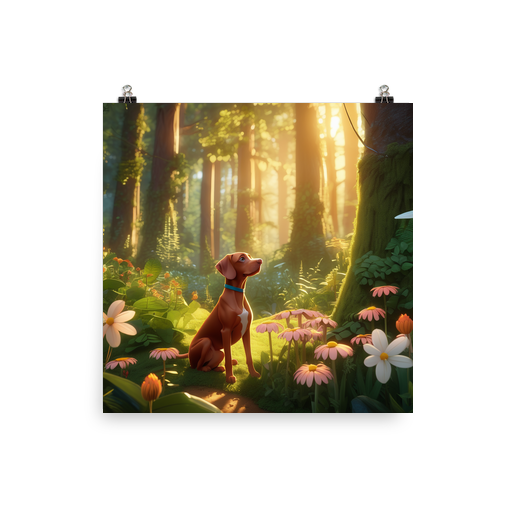 PugMug Custom Vizsla Poster