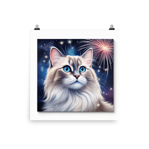 PugMug Custom Tabby Ragdoll Cat Poster