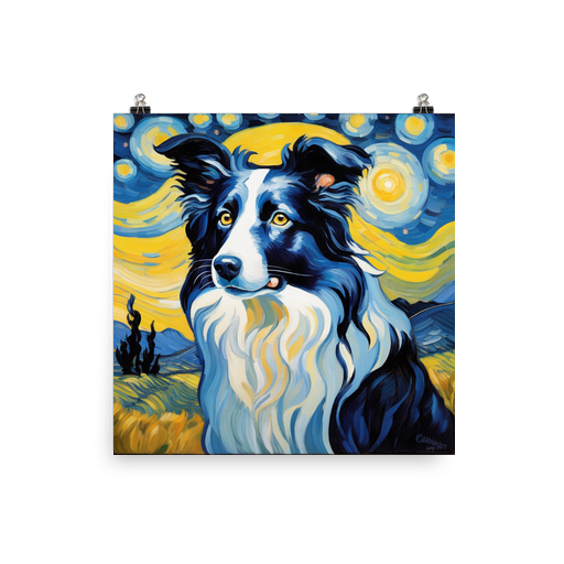 PugMug Custom Border Collie Poster