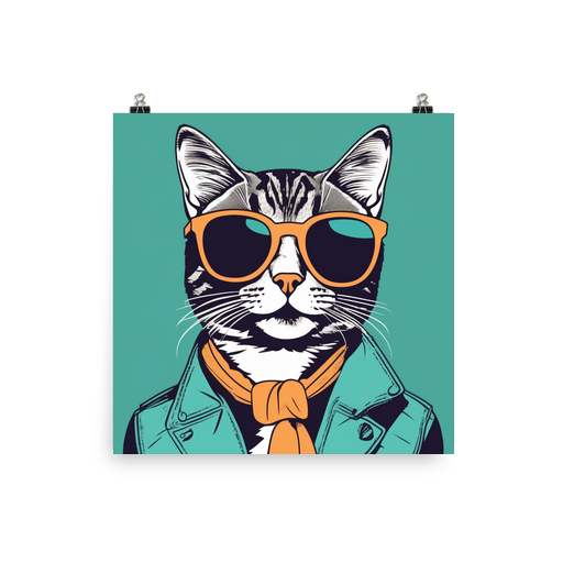 PugMug Custom Tabby Companion Cat Poster