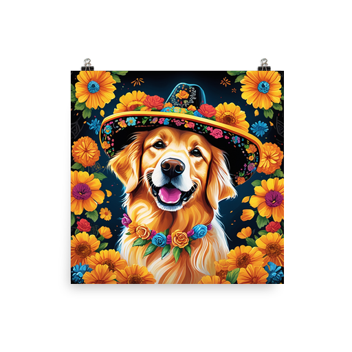 PugMug Custom Golden Retriever Poster