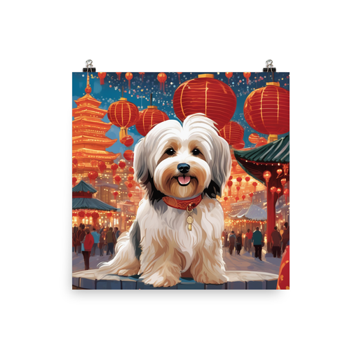 PugMug Custom Tan Havanese Dog Poster