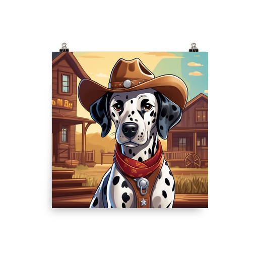 PugMug Custom Dalmatian Poster