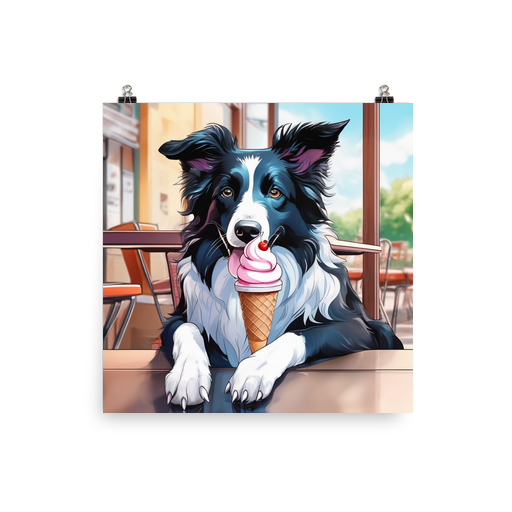 PugMug Custom Border Collie Poster