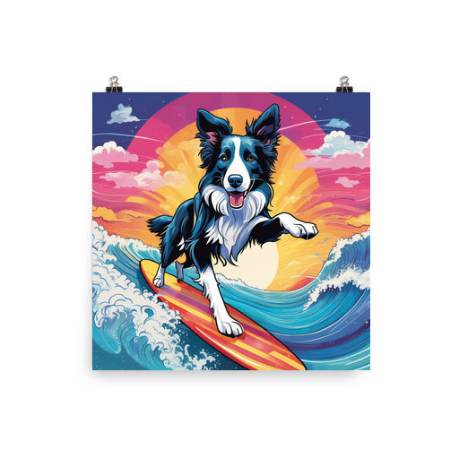 PugMug Custom Border Collie Poster