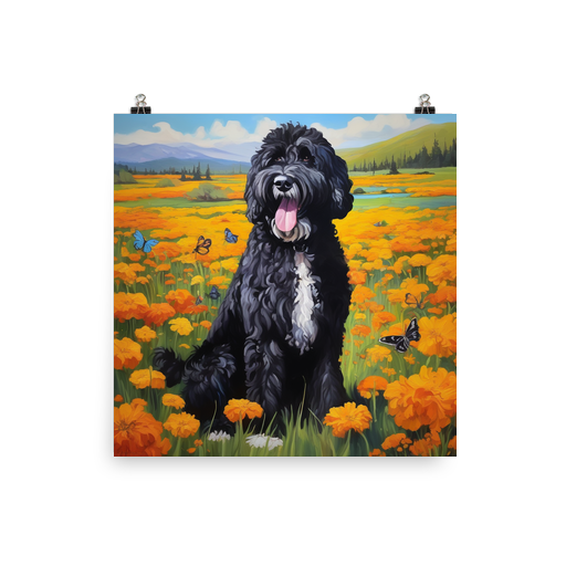 PugMug Custom Portuguese Water Dog Poster