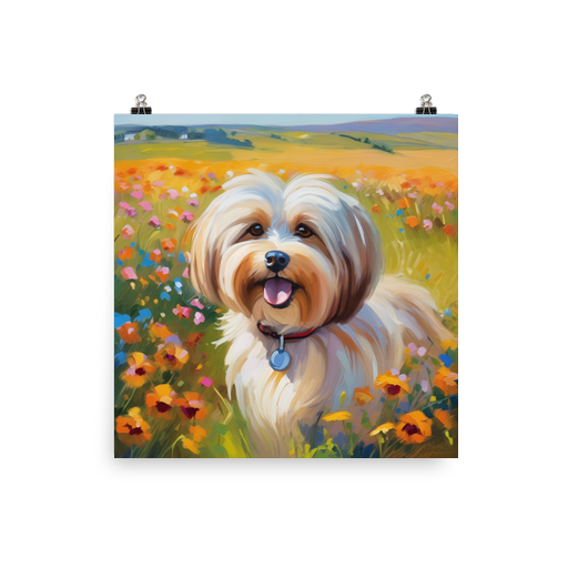 PugMug Custom Tan Havanese Dog Poster