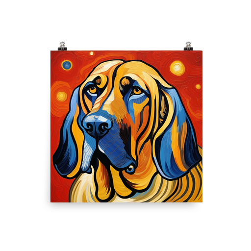 PugMug Custom Bloodhound Poster