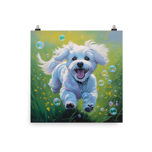 PugMug Custom Bichons Frise Poster