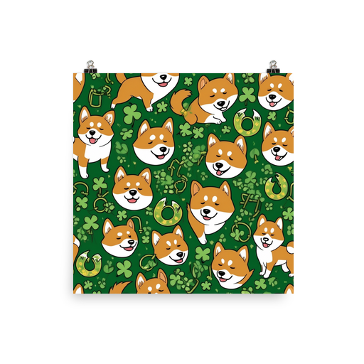 PugMug Custom Shiba Inu Poster