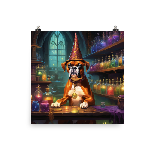 PugMug Custom Boxer Dog Poster