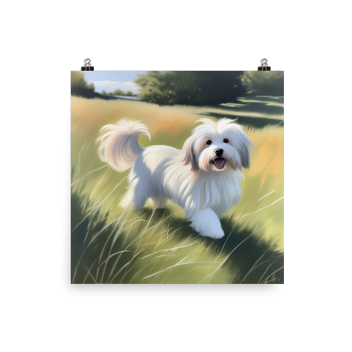 PugMug Custom White Havanese Dog Poster