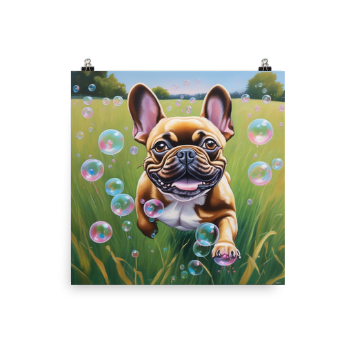 PugMug Custom Tan French Bulldog Poster