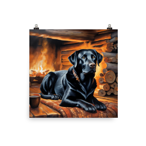 PugMug Custom Black Labrador Retriever Poster