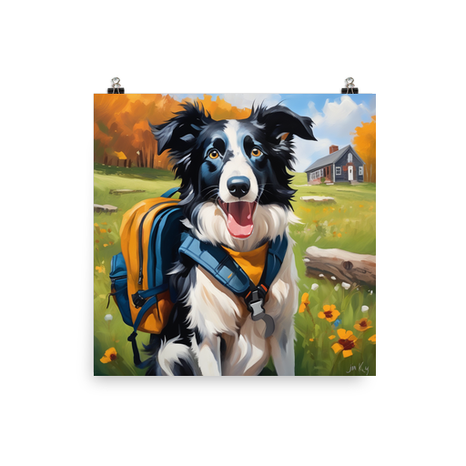 PugMug Custom Border Collie Poster