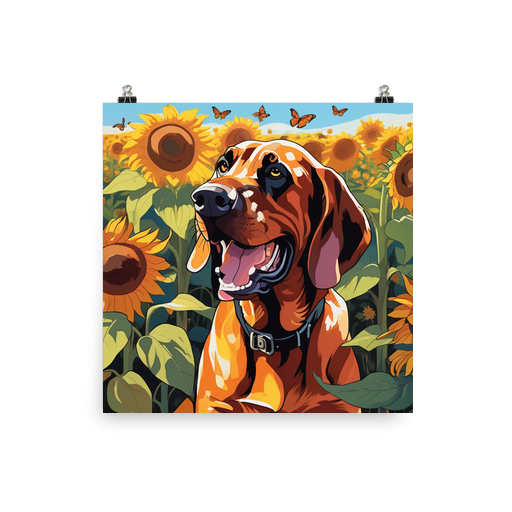 PugMug Custom Bloodhound Poster