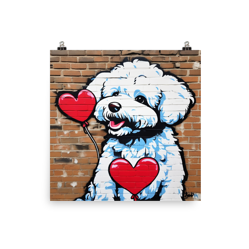 PugMug Custom Bichons Frise Poster