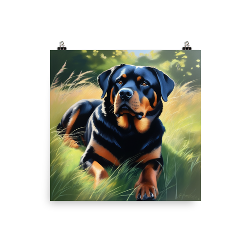 PugMug Custom Rottweiler Poster
