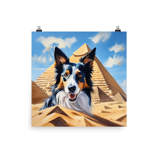 PugMug Custom Border Collie Poster