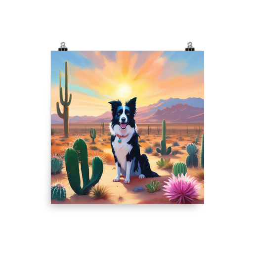 PugMug Custom Border Collie Poster