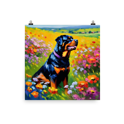 PugMug Custom Rottweiler Poster