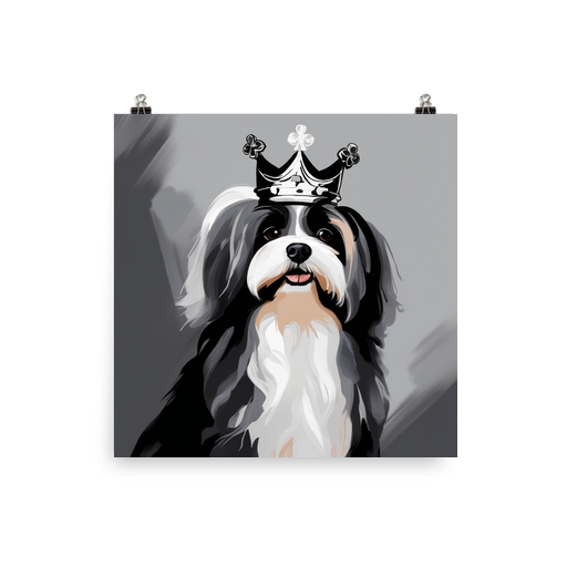 PugMug Custom Black-and-white Havanese Dog Poster